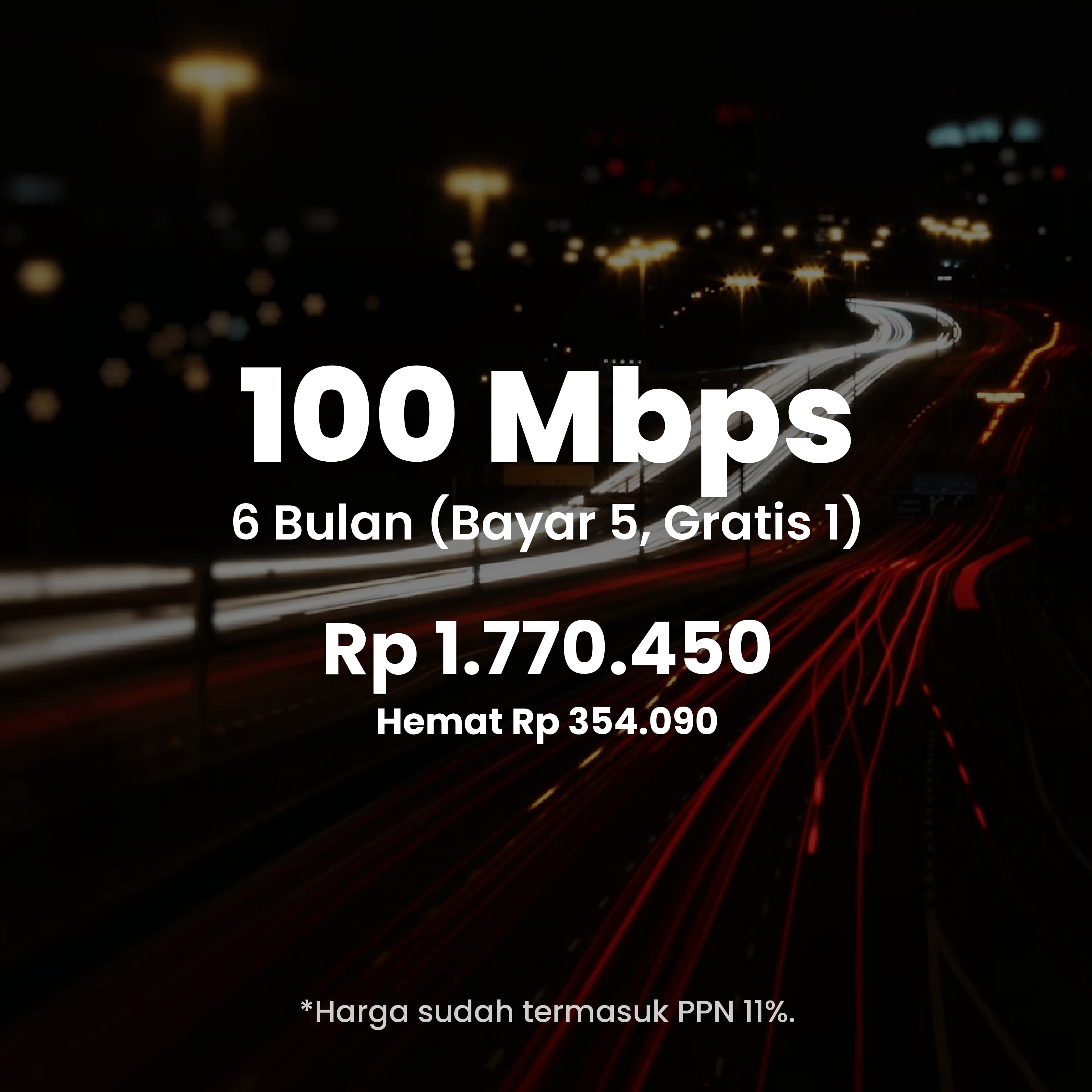 IDPlay Paket 100 Mbps semesteran