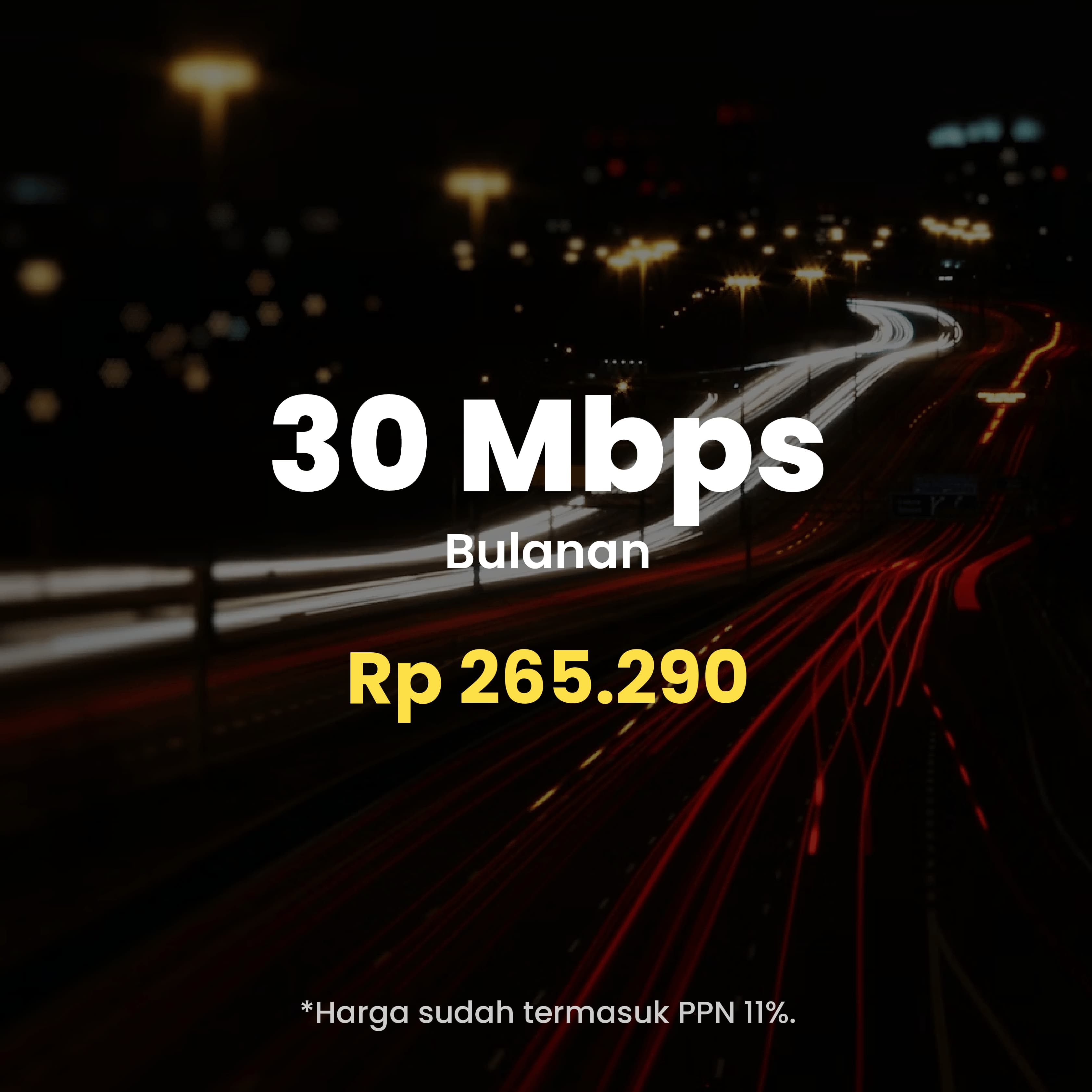 IDPlay Paket 30 Mbps bulanan