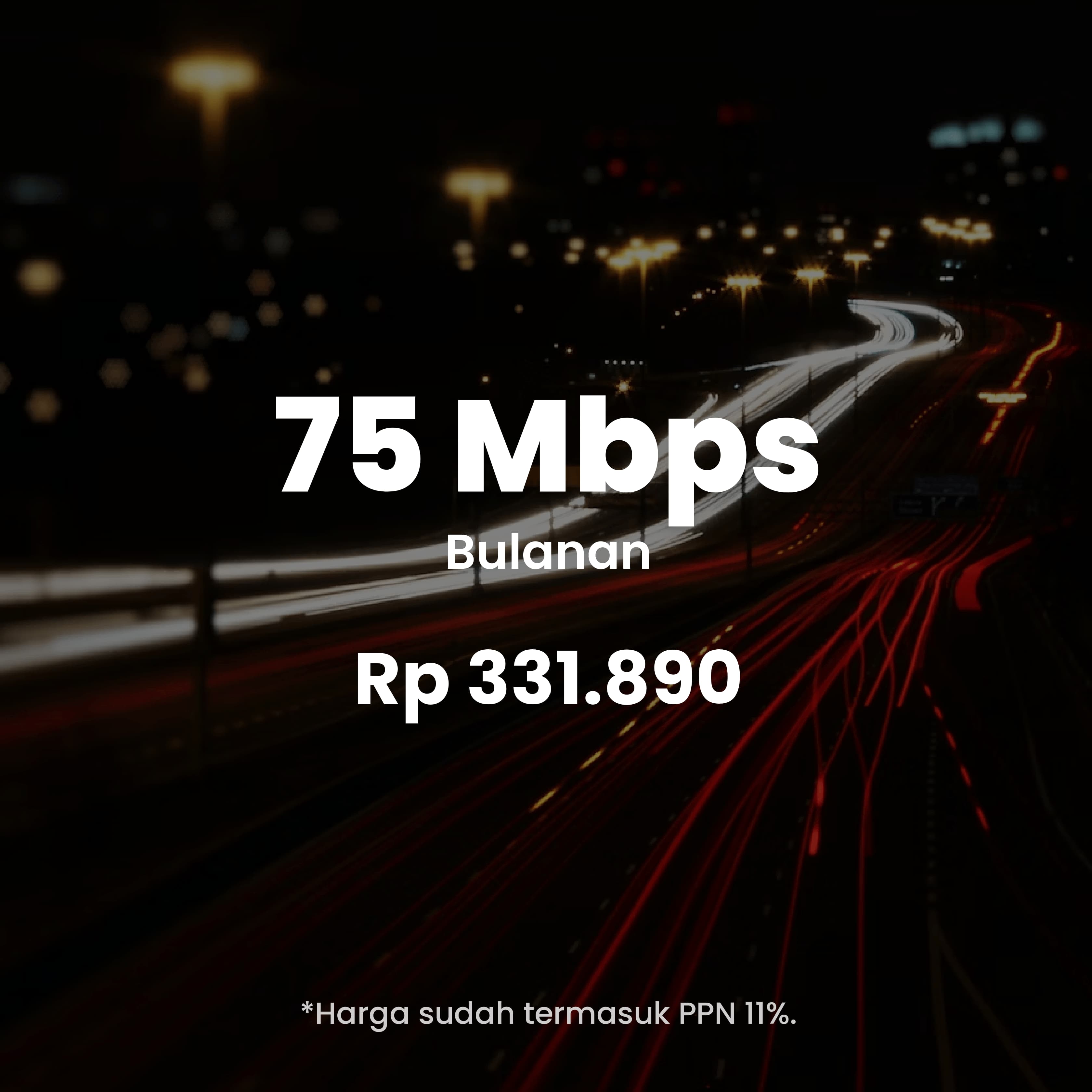 IDPlay Paket 75 Mbps bulanan